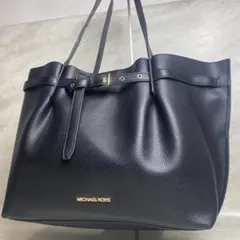MICHAEL KORS マイケルコース レザー トートバッグ ブラック