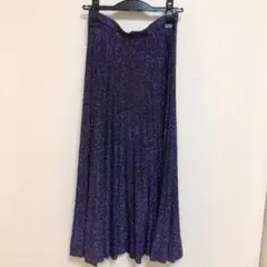 スタニングルアー プリーツスカート　ラメ　パープル