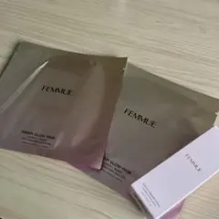 【FEMMUE】ドリームグロウマスク2枚、ジェントルクリーミーフォームウォッシュ