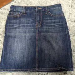 TOMMY HILFIGER ダークブルー デニムスカート