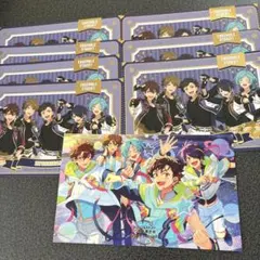 あんスタ　10周年展示会入場特典 、GiGO特典7枚　流星隊