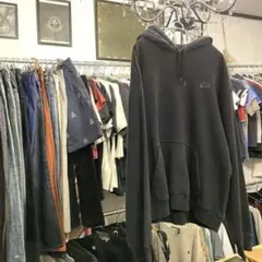 ♯93 NIKE スウェットパーカースウォッシュワンポイント00sタグ刺繍ロゴ