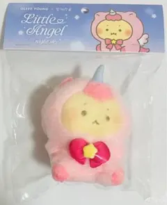 韓国 OLIVE YOUNG マスコット キーリング ユニコーン