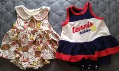miffy　 ベビー服　ロンパース　70cm　2枚セット　ワンピース
