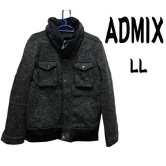 ADMIX ジャンパー LL グレー　収納フード有　両胸ポケットのサムネイル