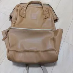 anello　ベージュ 合成皮革 リュック