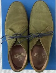 サンダース チャッカブーツ グリーン UK 7.5 Sanders 26cmのサムネイル