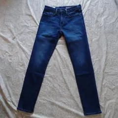 メンズストレッチスキニーGAP ダークブルー スキニーデニム２９-３０ NO.2