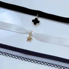 新品 チョーカー 3個セット ブラック 海外 プチプラ シンプル ネックレス