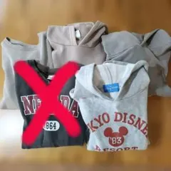 キッズ　トレーナー　パーカー　4着セット