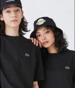 ラコステ アウトラインクロッククルーネック半袖Tシャツ　ブラック　4 Mのサムネイル
