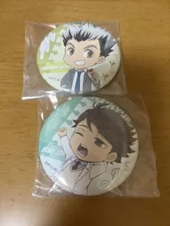ハイキュー!! 缶バッジ 木兎光太郎 及川徹 2個セット