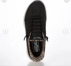 SKECHERS スリップインズ スニーカー ブラック レオパード24.0のサムネイル