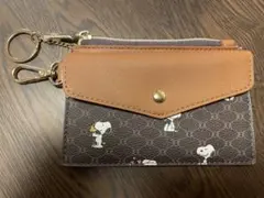 スヌーピー コインケース カードケースキーホルダー付き