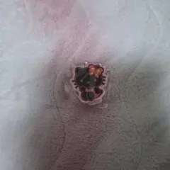 ハローキティ アクリルキーホルダー 黒