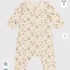 （最終値下げ）プチバトー　花柄　ロンパース　6month 67cm