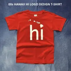 00s Hawaii HI LOGO プリント Tシャツ メキシコ製のサムネイル