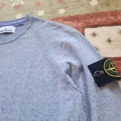 ストーンアイランド S stoneisland リネン ナイロン 極美 ブルー系