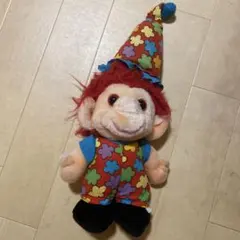 昭和レトロ　ぬいぐるみタグ付き　walker 見つめてごらん　夢の国　ピエロ 昭和レトロ ぬいぐるみタグ付き walker 見つめてごらん 夢の国 ピエロ