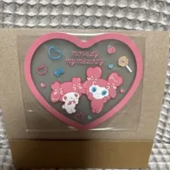 TWICE LOVELYS サンリオコラボ クリアラバーコースター モモ