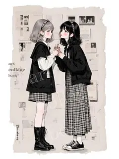 26158 おすそ分けファイル　人物ステッカー　男の子　コラージュ素材