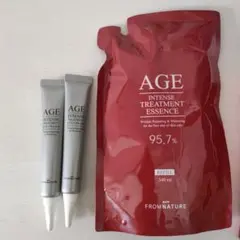 フロムネイチャーAGE 化粧水 340ml 詰め替え アイクリーム2本
