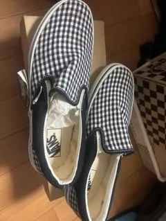 タグ付き★VANS ギンガムチェック スリッポン