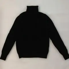 UNIQLOカシミアタートルネックニット ブラック