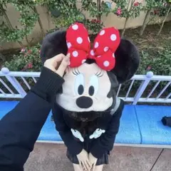 ミニーマウス ミニーちゃん　ファンキャップ　カチューシャ