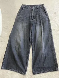 URBAN RESEARCH ワイドデニムパンツ ブラック Mのサムネイル