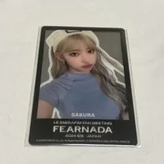LE SSERAFIM サクラ FEARNADA 2024 トレカ