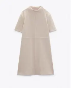ZARA soft dress ミニワンピース　ニットワンピース