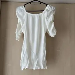 J*a様 LOWRYSFARM 5分丈シースルーブラウス