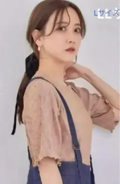 新品　田中里奈　mysa closet ランダム　プリーツ　半袖　プルオーバー