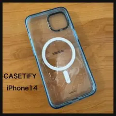 【未使用】CASETiFY iPhone14 ケース⭐️ MagSafe ブルー