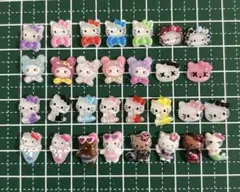 キティ ネイルパーツ 30個 デコパーツ まとめ売り サンリオ　ネイパ