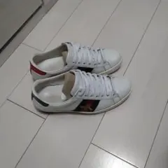 Gucci ホワイトレザー スニーカー