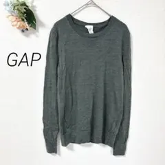 012 ギャップ メンズ 長袖 ニット セーター ウール100％ カットソーのサムネイル
