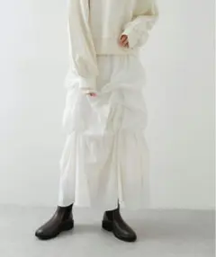 ♪タグ付き美品♪ sense of place バルーンタックティアードスカート