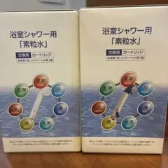 フリーサイエンス 浴室シャワー用カートリッジ 交換用 素粒水2個セット