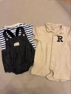 男の子向けプティマイン　ロンパース