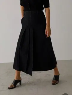 RIM.ARK リムアーク2way pleats denim SKデニムスカートのサムネイル