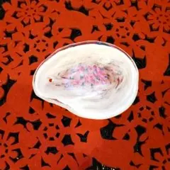 貝殻型インテリアトレイ　本当はウサギのデザイン