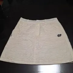 マスターバニーエディションベージュ キルティングスカートサイズ0