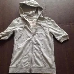 ホリスター 五分袖パーカー Sサイズ