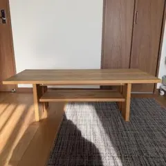 【引取り限定】ACTUS 無垢材ローテーブル