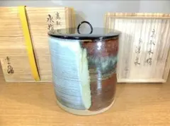 小野珀子② 希少作 釉裏金彩 水指 塗蓋 合箱 茶道具 小野珀子② 希少作 釉裏金彩 水指 塗蓋 合箱 茶道具 - メルカリ