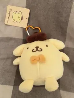 ポムポムプリン カラビナ付マスコットポーチ