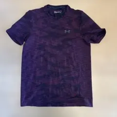 Under Armour HeatGear XL パープル Tシャツ