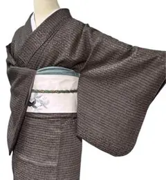A94愛華 着物 小紋　正絹　美品